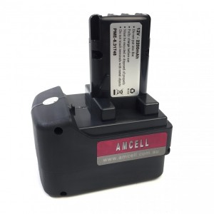 Metabo 12V 2.2 Ah Replacement Battery NiCd [Japanese Cells] (Round Centre Pin)