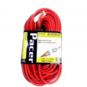 Pacer 30m Extension Lead Industrial Heavy Duty [4pcs]