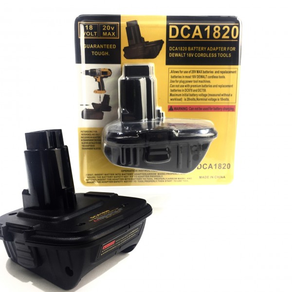 For Dewalt 18/20V MAX Li-ion Battery Adapter Convert to for